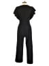 VICI 100% Rayon Solid Black Jumpsuit Size S - photo 2
