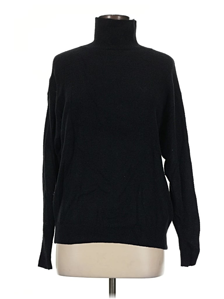 Pre-owned Wilfred Free Turtleneck Sweater In Black