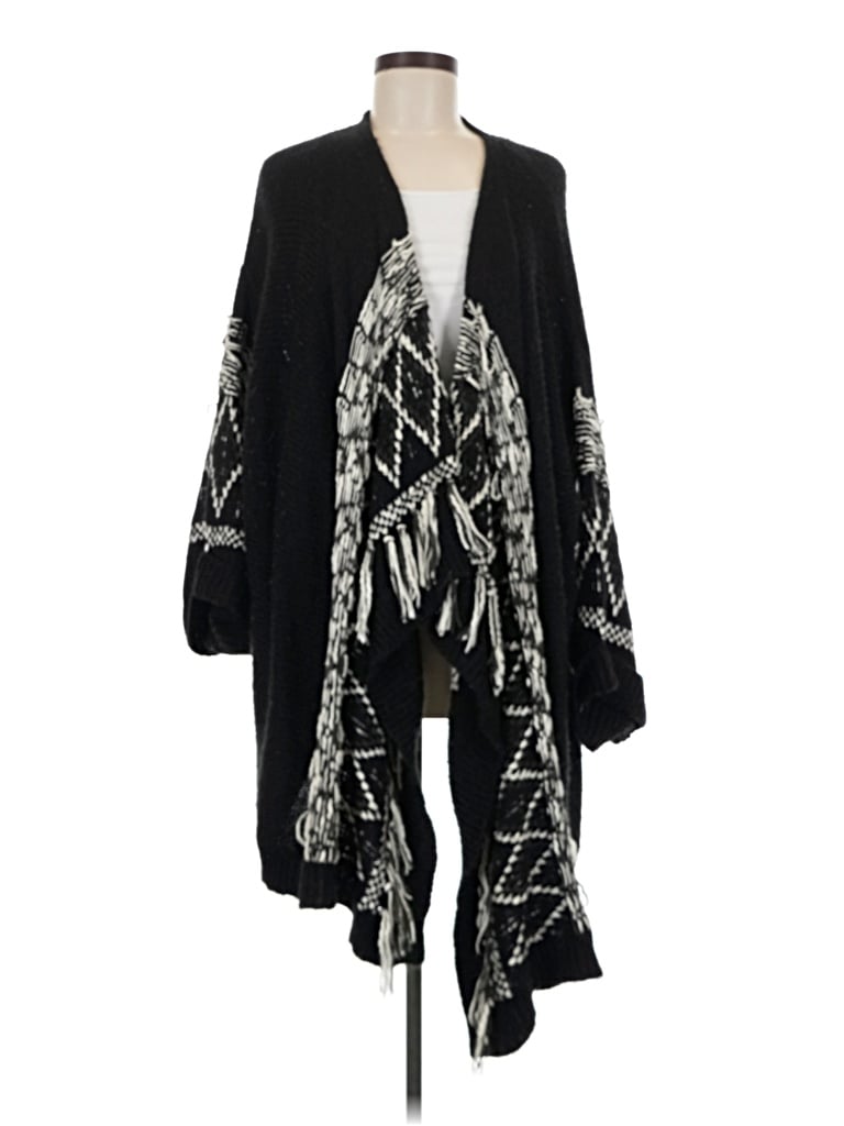 Pre-owned Hinge Cardigan Sweater In Black