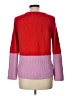 Ann Taylor 100% Cashmere Color Block Red Cashmere Pullover Sweater Size L - photo 2