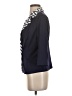 Unbranded Chevron-herringbone Blue Blazer Size S - photo 5