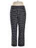 Swing Control Checkered-gingham Black Casual Pants Size 16 - photo 1