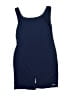 Dolfin 100% Polyester Solid Blue Romper Size M (estimated) - photo 1