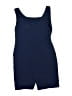 Dolfin 100% Polyester Solid Blue Romper Size M (estimated) - photo 2