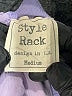Style Rack 100% Rayon Purple Shorts Size M - photo 3