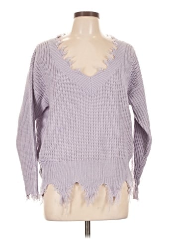 Blue Blush Pullover Sweater (view 1)