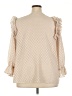 Peach Tan 3/4 Sleeve Blouse Size 3X - photo 2