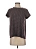 Joe Fresh Houndstooth Brown Short Sleeve Top Size S - photo 1