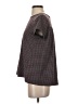 Joe Fresh Houndstooth Brown Short Sleeve Top Size S - photo 5