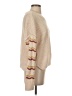 Francesca's 100% Polyester Chevron-herringbone Ivory Tan Pullover Sweater Size S - photo 4