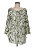 Chico's Green 3/4 Sleeve Blouse Size Med (1) - photo 1