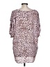 CAbi 100% Polyester Animal Print Pink 3/4 Sleeve Blouse Size L - photo 2