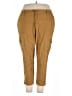 Style&Co Solid Tan Yellow Cargo Pants Size 20 - photo 1