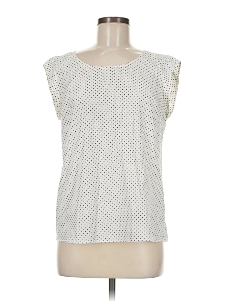 Pre-owned Merona Sleeveless T-shirt In Ivory