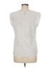 Merona 100% Polyester Polka Dots Ivory Sleeveless T-Shirt Size M - photo 2