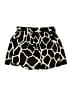 Club Monaco 100% Silk Animal Print Black Shorts Size 00 - photo 2