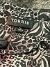 Torrid Animal Print Black Short Sleeve Blouse Size 4X Plus (4) - photo 7