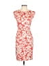 Boden Print Orange Cocktail Dress Size 4R - photo 1