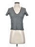 Zara Collection Gray Short Sleeve Top Size S - photo 1