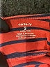 Carter's Stripes Orange Short Sleeve Onesie 0-3 MO / 3 MO - photo 3
