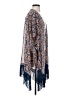 Xhilaration 100% Polyester Blue Kimono Size XS - photo 4