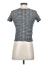Zara Collection Gray Short Sleeve Top Size S - photo 2