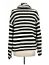 Unbranded 100% Acrylic Stripes Ivory Turtleneck Sweater Size L - photo 2