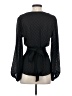 Max Studio 100% Polyester Black Long Sleeve Blouse Size S - photo 2