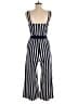 J.Crew Stripes Blue Jumpsuit Size 6 - photo 2