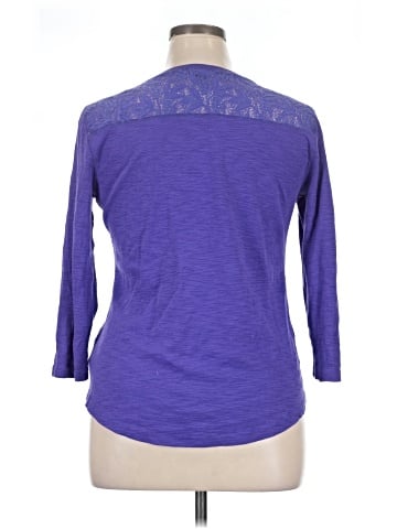 Chaps 3/4 Sleeve Top (view 2)