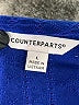 Counterparts Blue 3/4 Sleeve Blouse Size L - photo 7