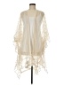 Torrid 100% Polyester Ivory Kimono One size - photo 1