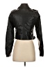 Shein 100% Polyester Black Faux Leather Jacket Size S - photo 2