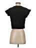 Zara Black Short Sleeve Top Size S - photo 2