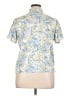 Assorted Brands Print Yellow Short Sleeve Button-Down Shirt Size XL - photo 2
