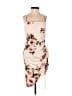 Glare Floral Ivory Cocktail Dress Size L - photo 1
