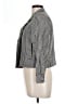 Evan Picone 100% Silk Houndstooth Silver Silk Blazer Size L (petite) - photo 5