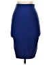 Chocolate Solid Blue Formal Skirt Size S - photo 1