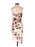 Glare Floral Ivory Cocktail Dress Size L - photo 2