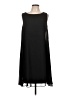 Sangria 100% Polyester Solid Black Casual Dress Size 10 - photo 1