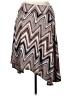 Seven7 Chevron-herringbone Brown Silver Casual Skirt Size 1X - photo 1