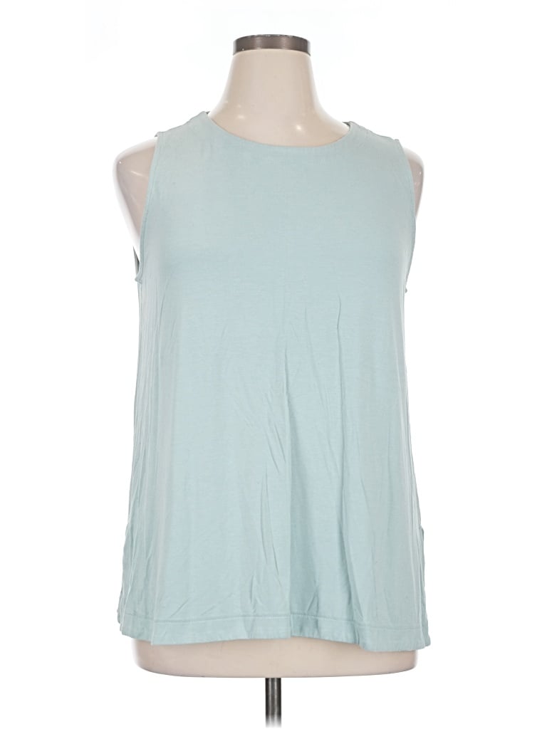 Pre-owned Jjill Sleeveless T-shirt In Teal