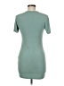 Unbranded Solid Teal Casual Dress Size M - photo 2