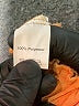 Shein 100% Polyester Orange Long Sleeve T-Shirt Size 2 - photo 8