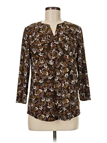 Jones New York Signature 3/4 Sleeve Blouse (view 1)
