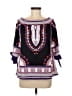 Unbranded Black 3/4 Sleeve Blouse Size M (estimated) - photo 1