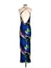 Blanc Graphic Blue Cocktail Dress Size S - photo 2