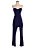 Express Solid Blue Jumpsuit Size 4 - photo 1