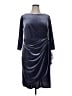 Oleg Cassini Blue Cocktail Dress Size 16 - photo 1