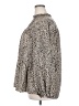 Unbranded 100% Polyester Animal Print Brown Long Sleeve Blouse Size 2X - photo 5